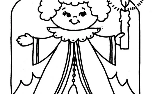 Coloring pages: Angels
