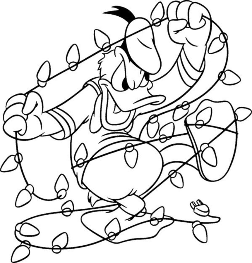 Coloring pages: Christmas Lights