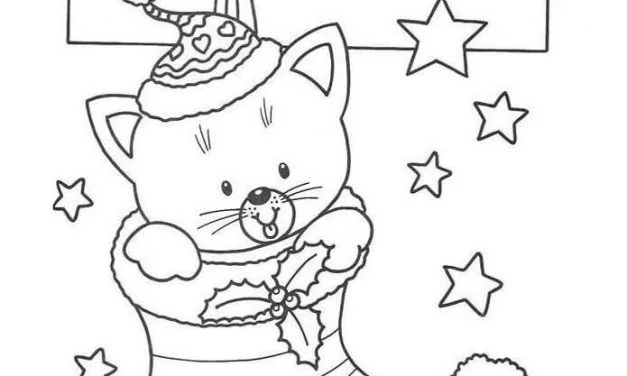 Coloring pages: Christmas Stockings