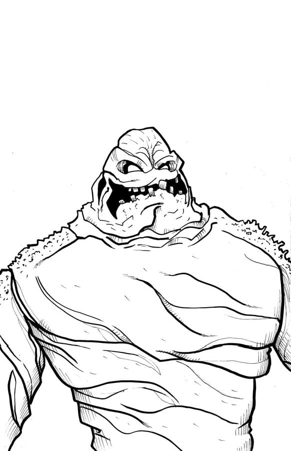 Coloring pages: Clayface 2