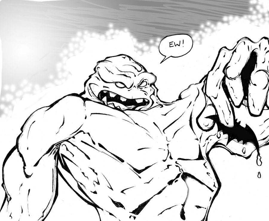 Coloring pages: Clayface