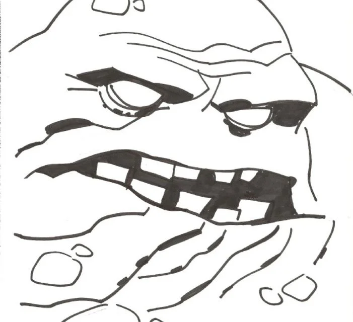 Ausmalbilder: Clayface