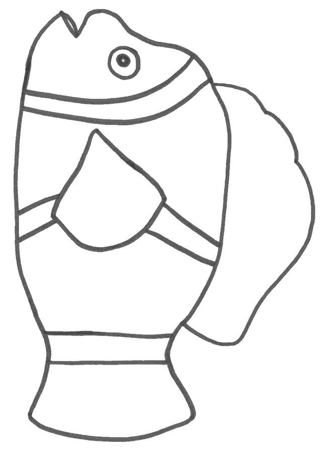 Coloring pages: Clownfish 3