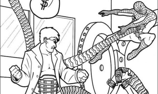 Coloring pages: Doctor Octopus