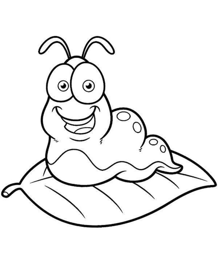 Coloring pages: Earthworms