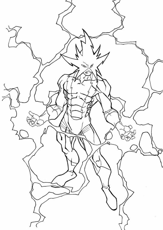 Coloring pages: Electro