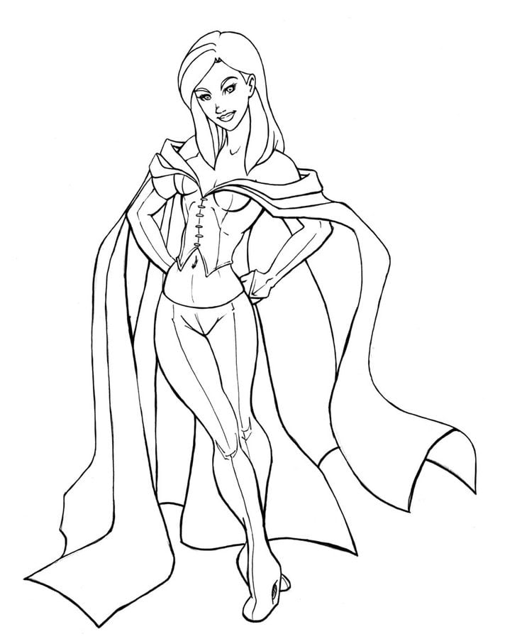 Coloring pages: Emma Frost