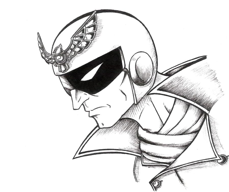 Coloring pages: Falcon