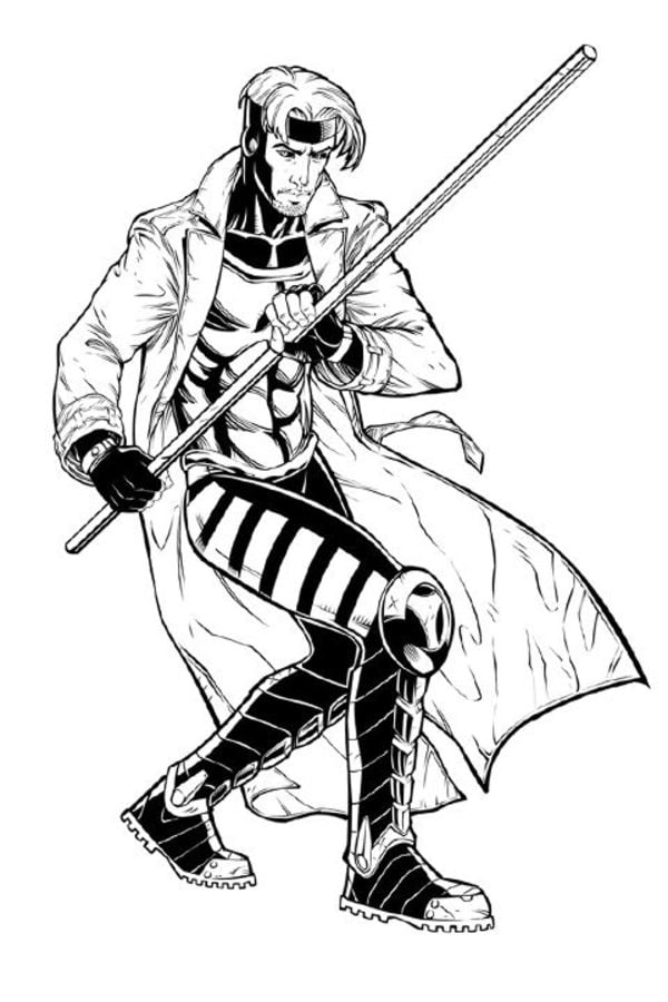 Coloring pages: Gambit 2