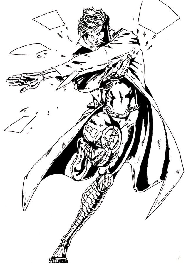 Coloring pages: Gambit 6