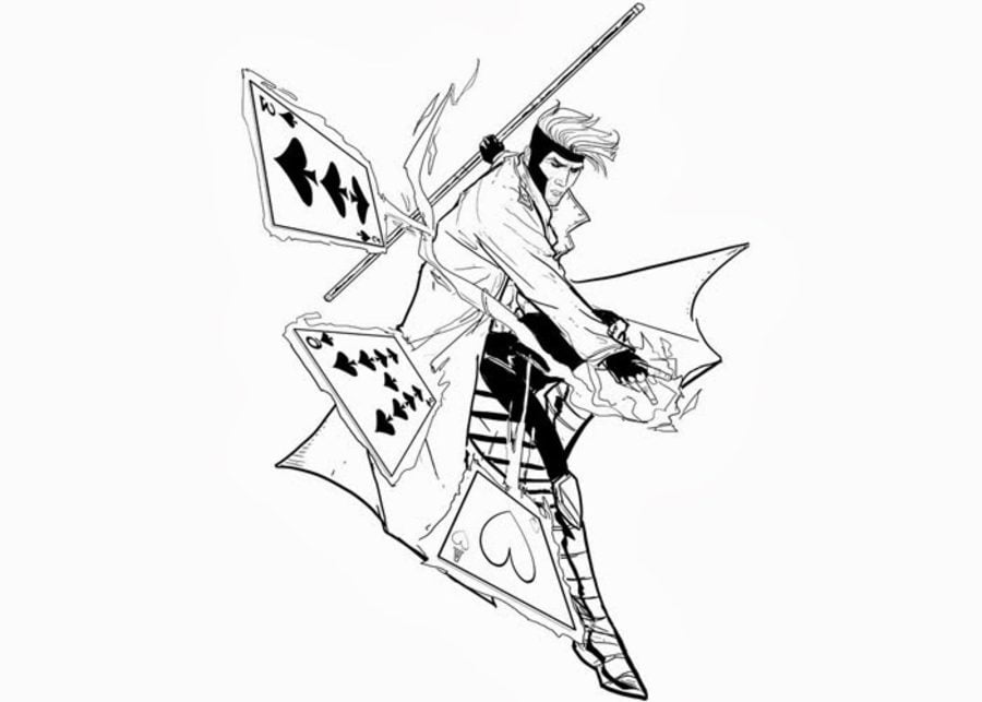 Coloring pages: Gambit 7