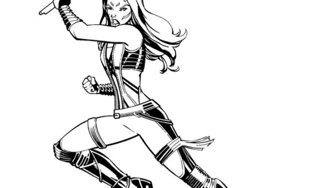 Coloring pages: Gamora