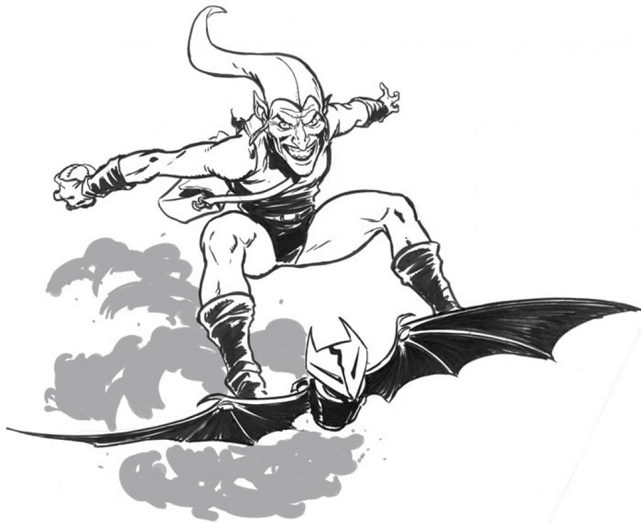 Coloring pages: Green Goblin