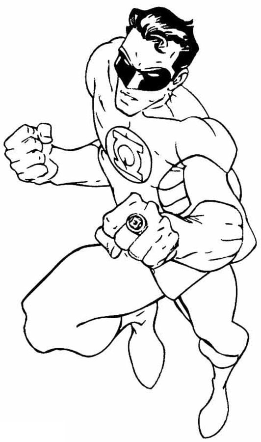 Coloriages: Green Lantern