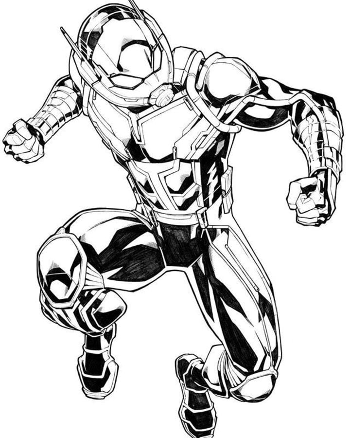 Coloring pages: Hank Pym