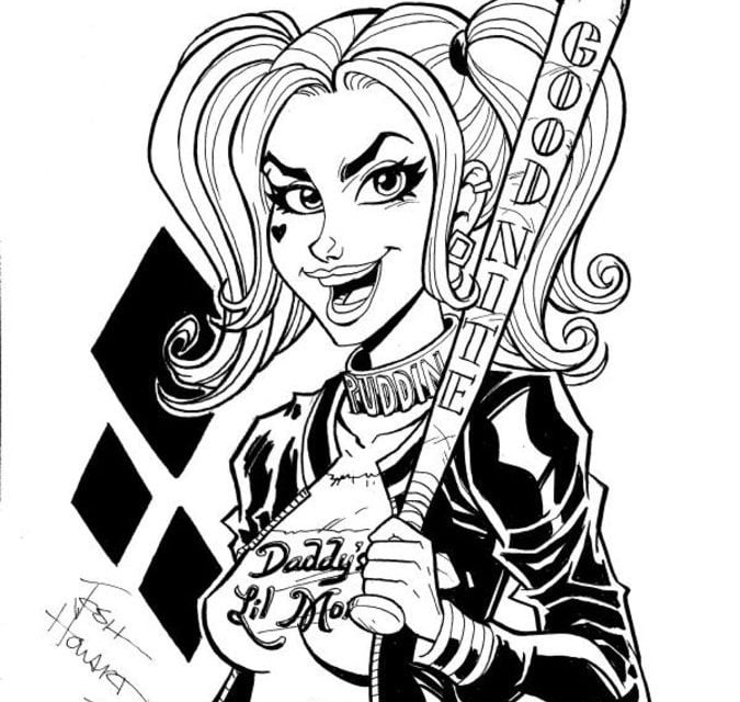 Coloriages: Harley Quinn