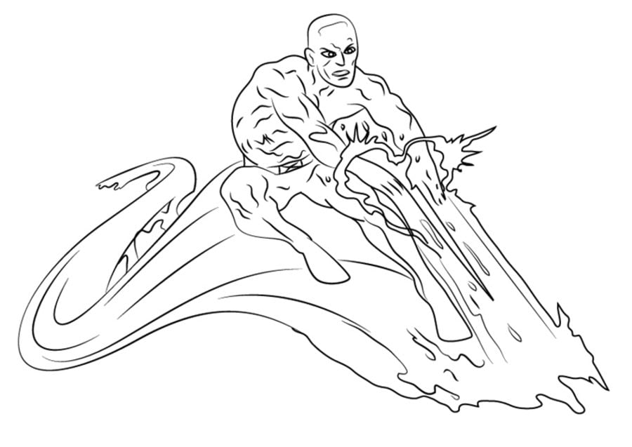 Coloring pages: Iceman