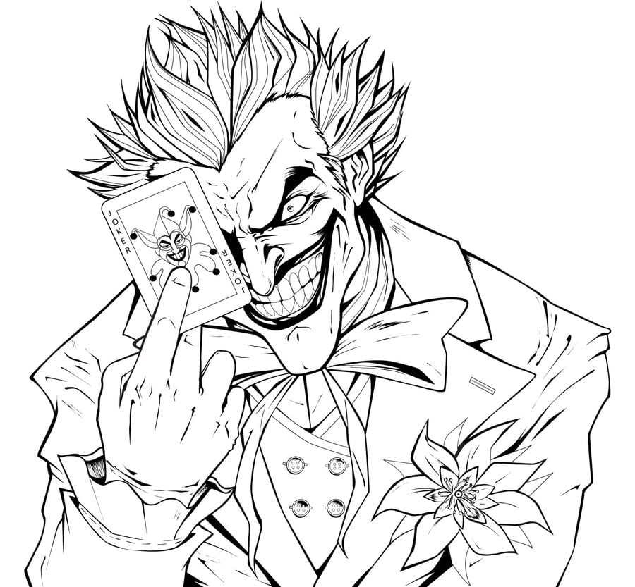 Coloring pages: Joker 3