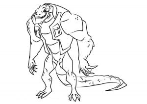 Coloring pages: Killer Croc, printable for kids &amp; adults, free