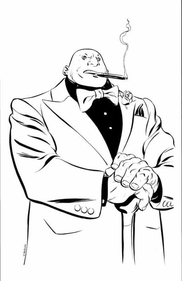 Coloring pages: Kingpin / Wilson Fisk 6