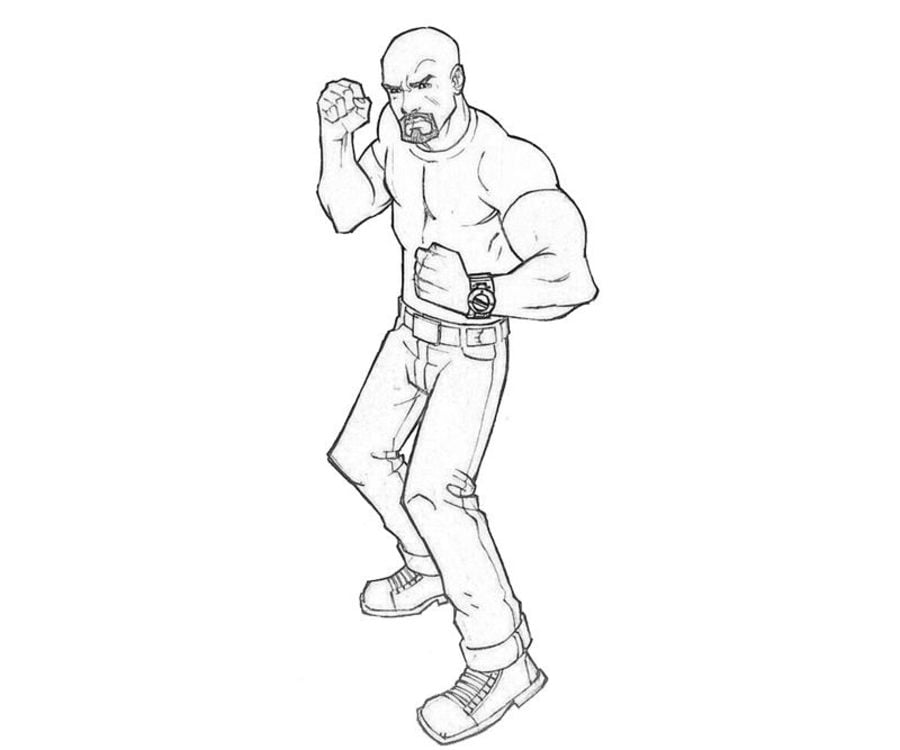 Coloriages: Luke Cage 3