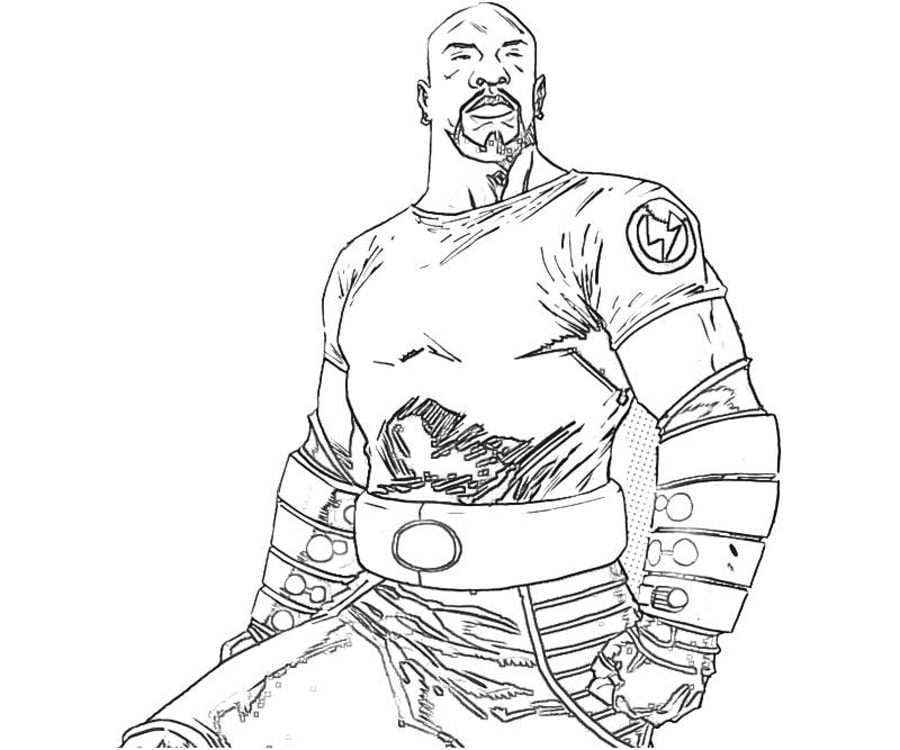 Coloriages: Luke Cage 4