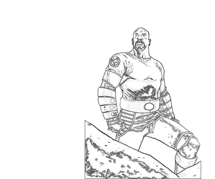 Coloriages: Luke Cage 5