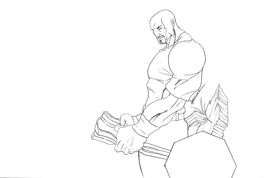 Coloriages: Luke Cage 6
