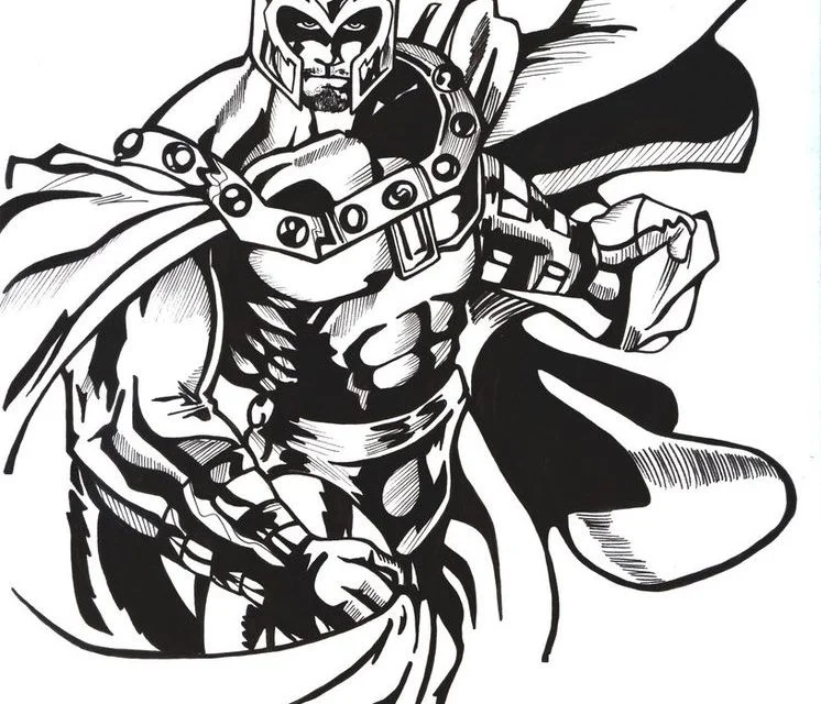 Ausmalbilder: Magneto