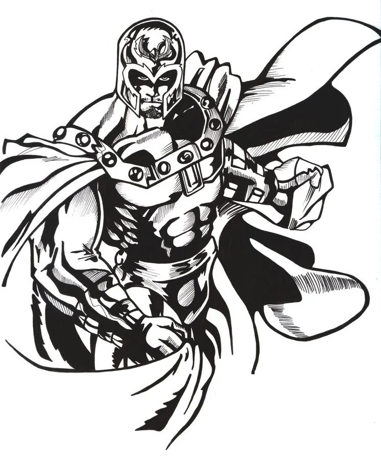 Ausmalbilder: Magneto 8