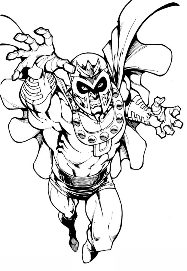 Ausmalbilder: Magneto 10