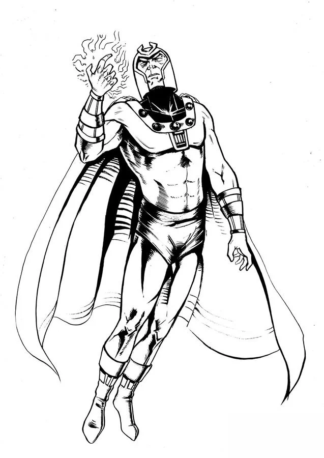 Ausmalbilder: Magneto 11