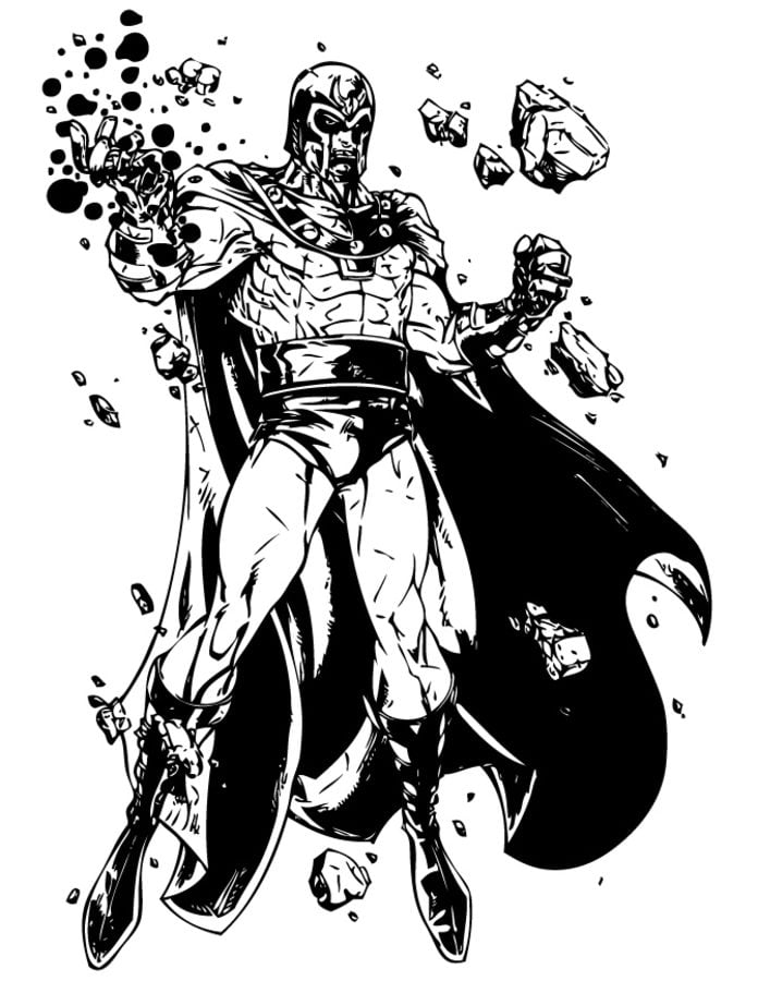 Coloring pages: Magneto