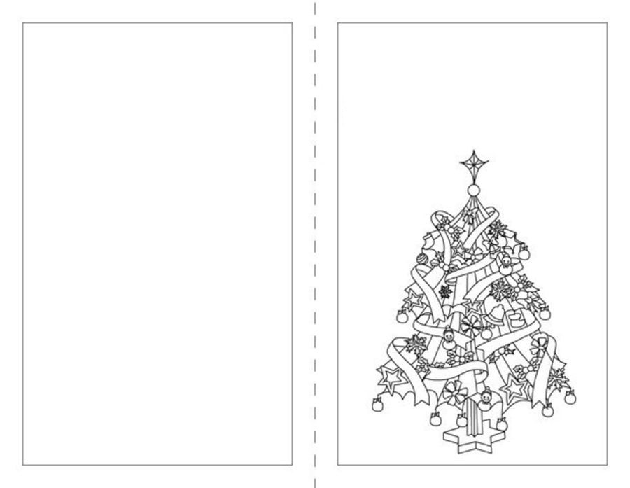 Disegni da colorare: Cartoline di Natale