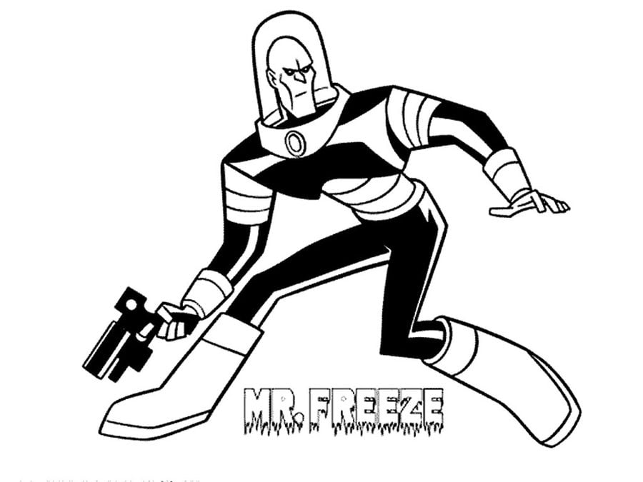 Disegni da colorare: Mister Freeze