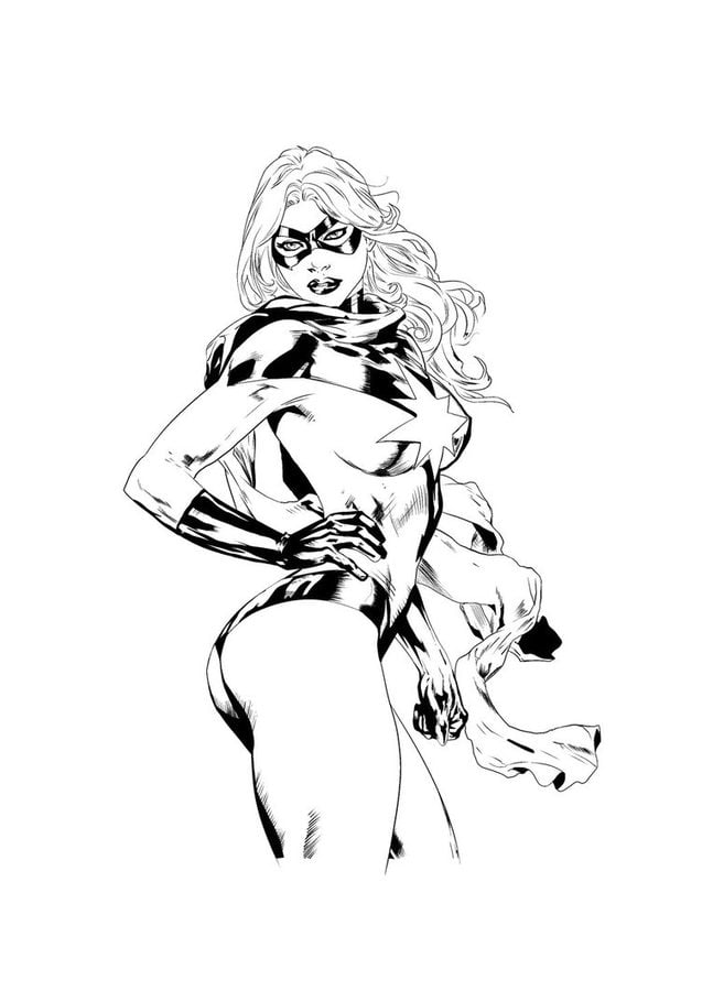 Coloriages: Miss Marvel 2