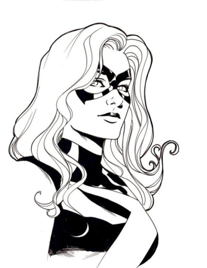 Coloriages: Miss Marvel