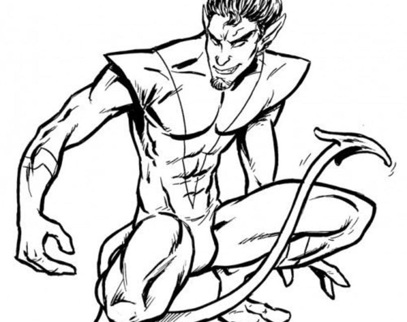 Coloring pages: Nightcrawler