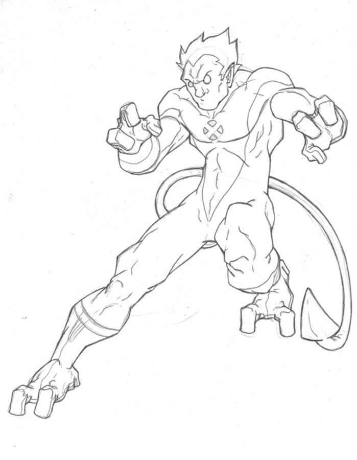 Coloring pages: Nightcrawler