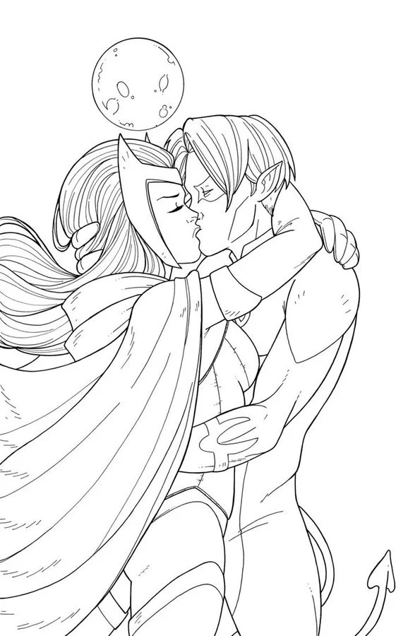 Coloring pages: Nightcrawler 9