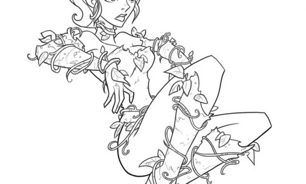 Coloring pages: Poison Ivy