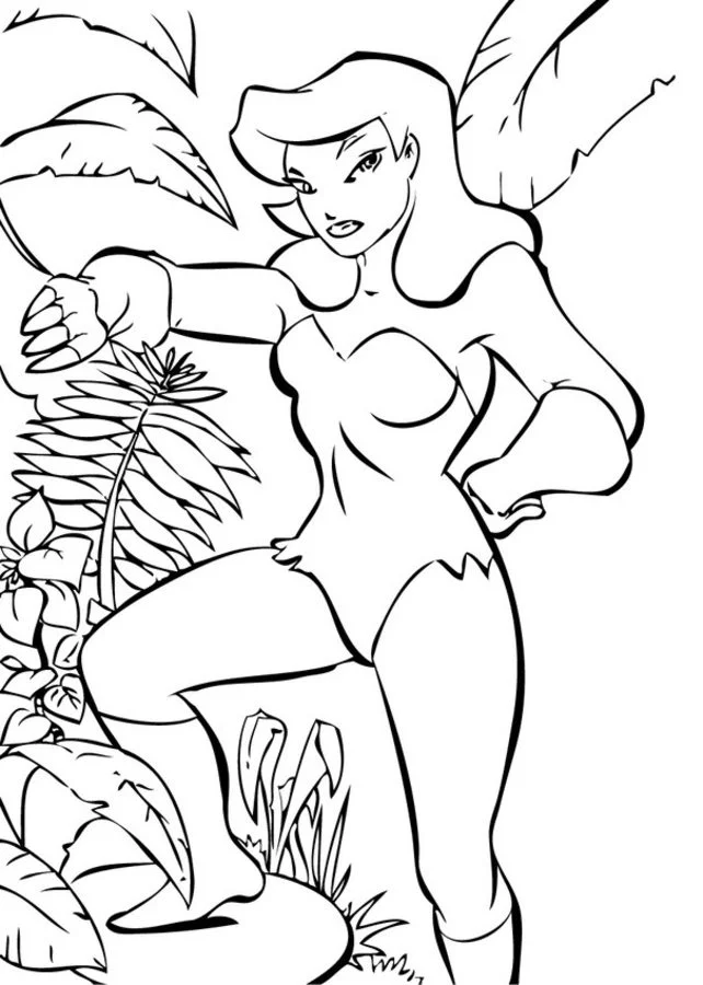Disegni da colorare: Poison Ivy 7