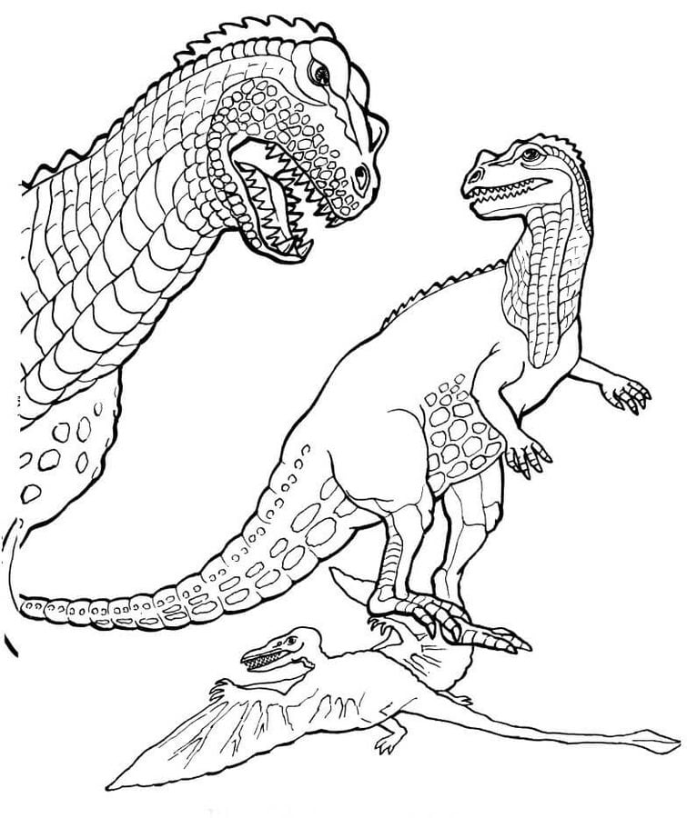 Dibujos para colorear: Pteranodon