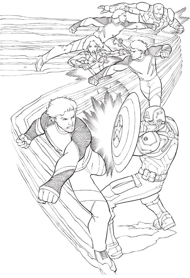 Coloring pages: Quicksilver 4