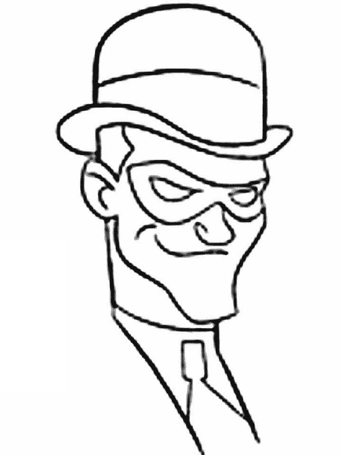 Coloring pages: Riddler 3
