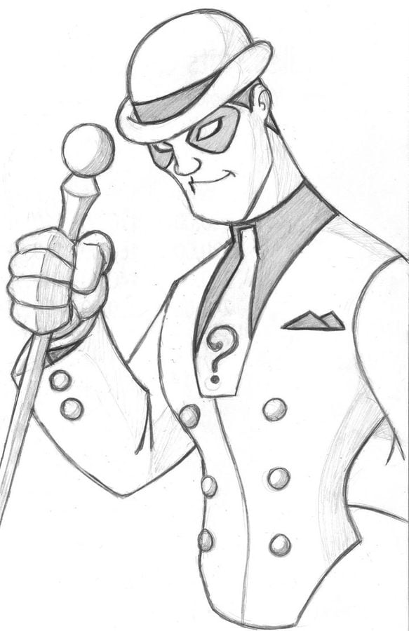 Coloring pages: Riddler 6