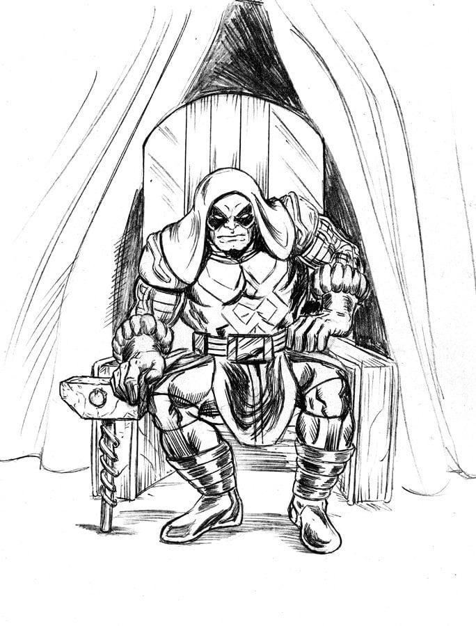 Coloring pages: Ronan the Accuser