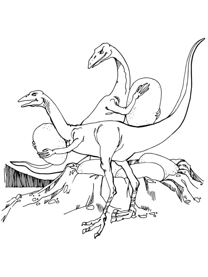 Kolorowanki: Dinozaury gadziomiedniczne