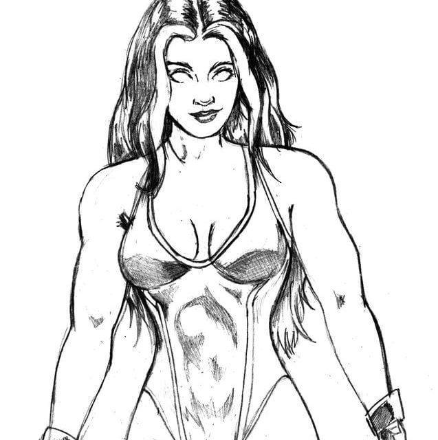 Dibujos para colorear: She-Hulk