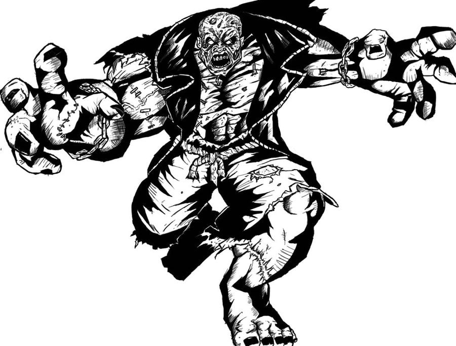 Coloring pages: Solomon Grundy